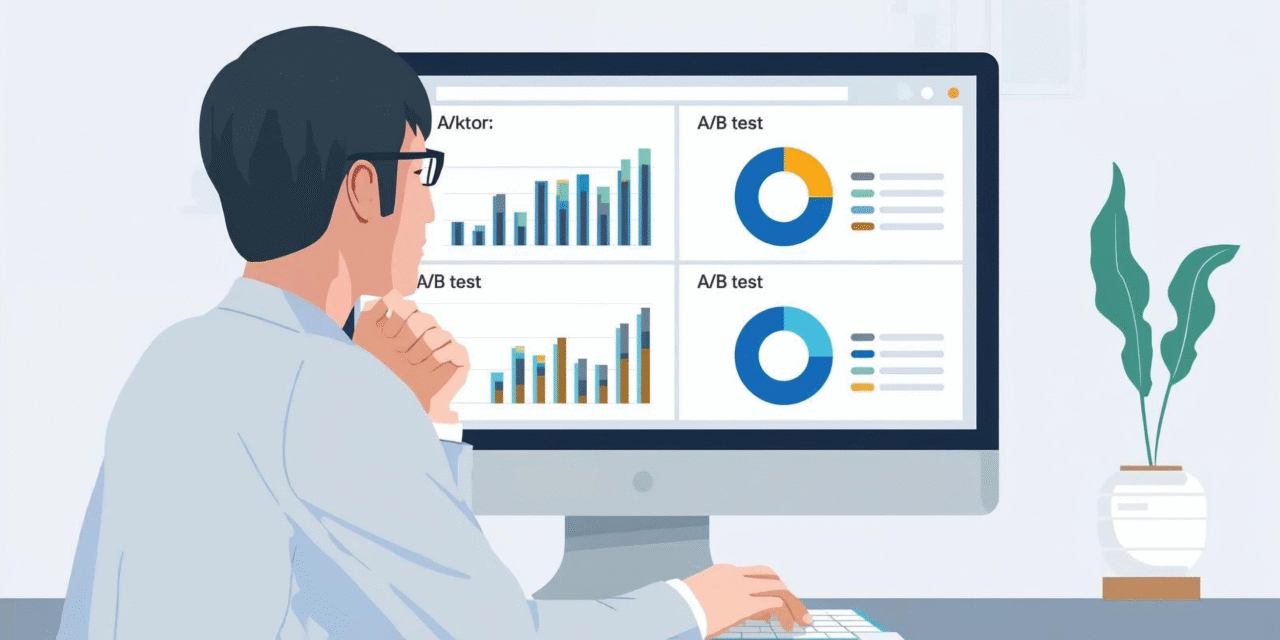 A/B testing and AI experimentation dashboard for performance analysis