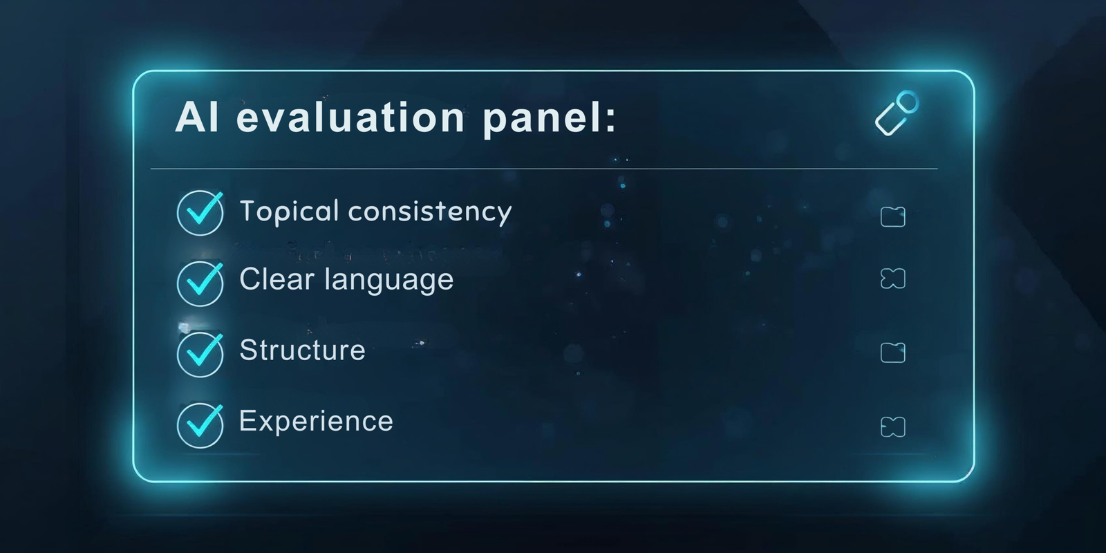 AI evaluating brands based on clarity, structure, and experience signals