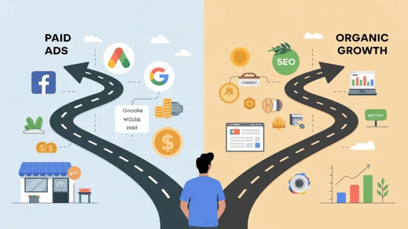 content marketing vs paid ads